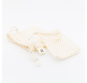 Filet sauve savon en coton bio pour finir les savonnettes