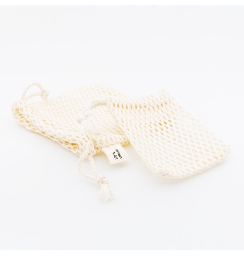 Filet sauve savon en coton bio pour finir les savonnettes