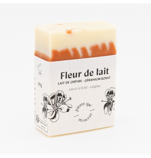 Savonnette en pavé FLEUR DE LAIT