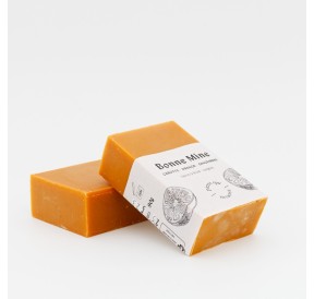 Savon visage bonne mine orange carotte en petit pavé
