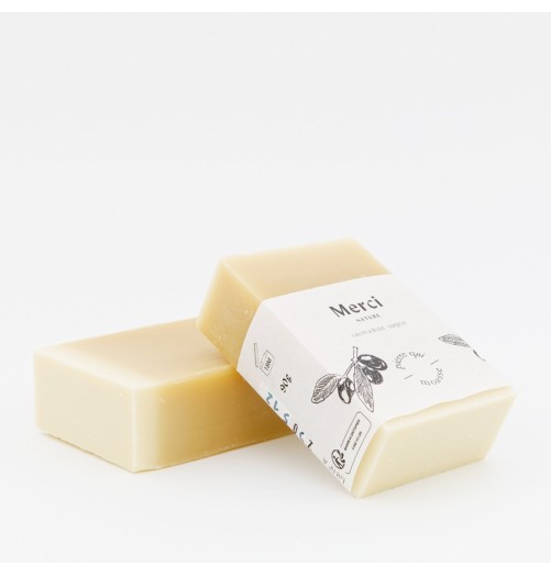 Savon nature bio pour toute la famille en petit pavé
