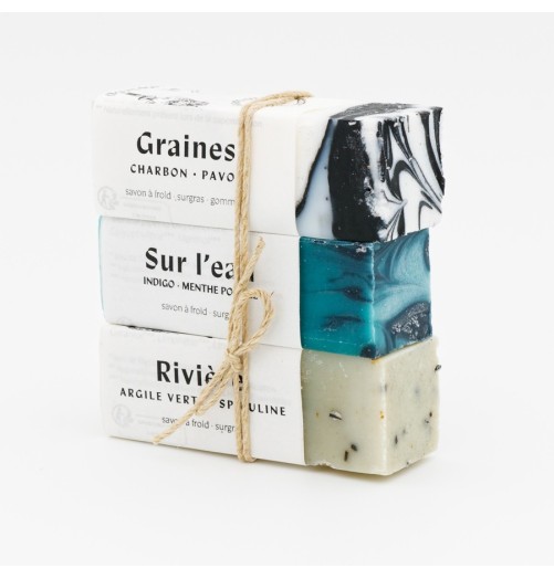 Lot découverte 3 minis bâtonnets de savon