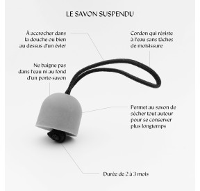Savon bleu menthe