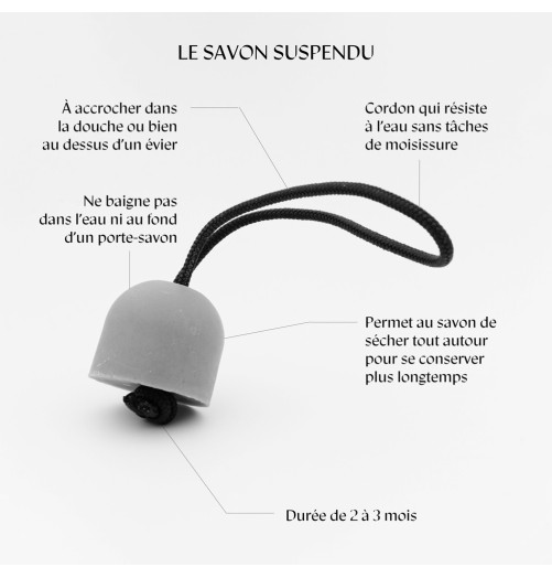 Savon suspendu PETIT BRUN